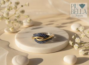Anillo Blue Infinity