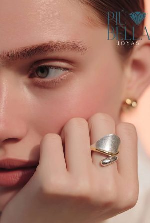 Anillo Luna Satinada