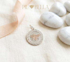 MEDALLA 20 MM C/GUARDA GRIEGA Y LOGO DE PROFESION EN ORO